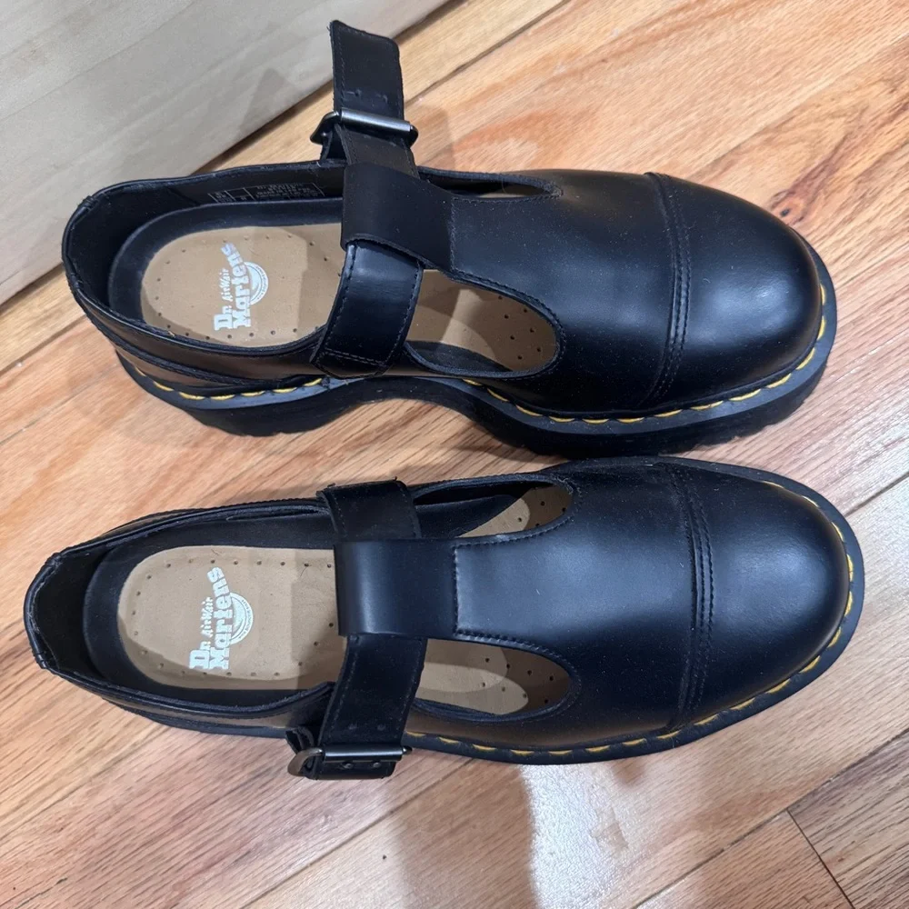 NEW Dr Martens Bethan Platform Mary Janes - Picture 5 of 15